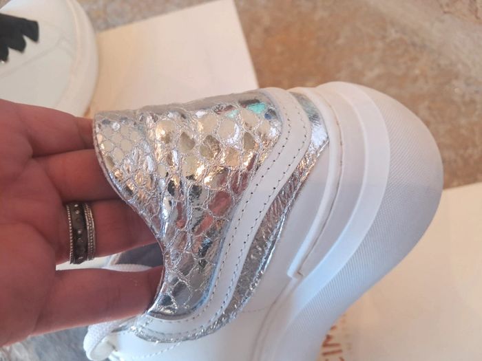 Rinascimento baskets été blanches P.36 neuves - photo numéro 11