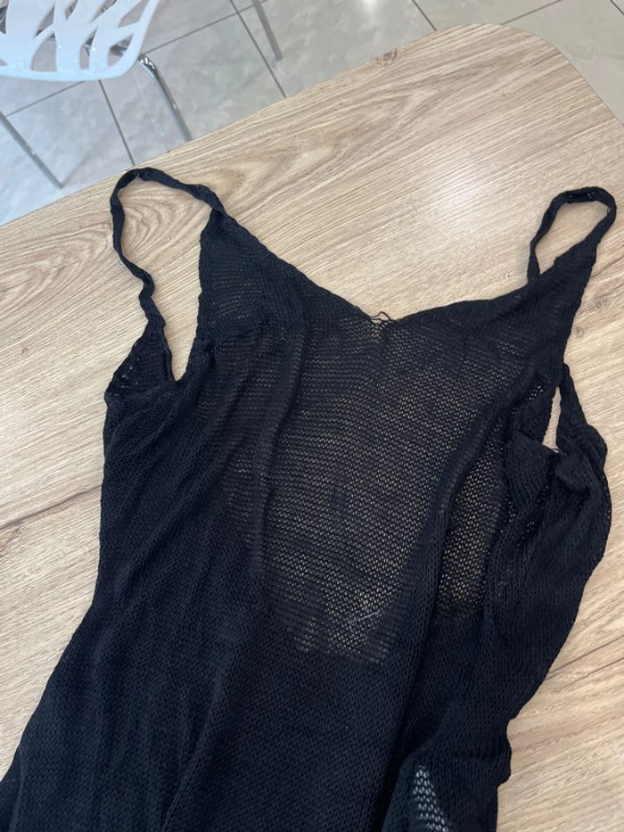 Robe de plage en maille ouverte des deux côtés taille Xs shein neuf sous blister - photo numéro 4