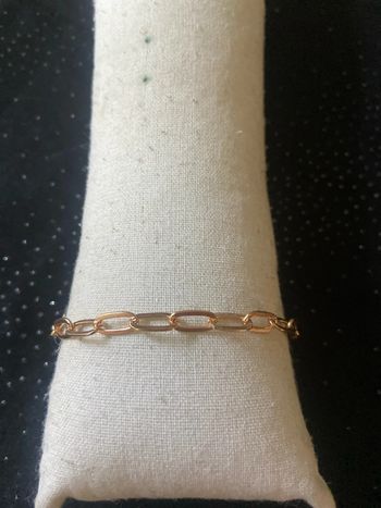 Bracelet maillon moyen doré