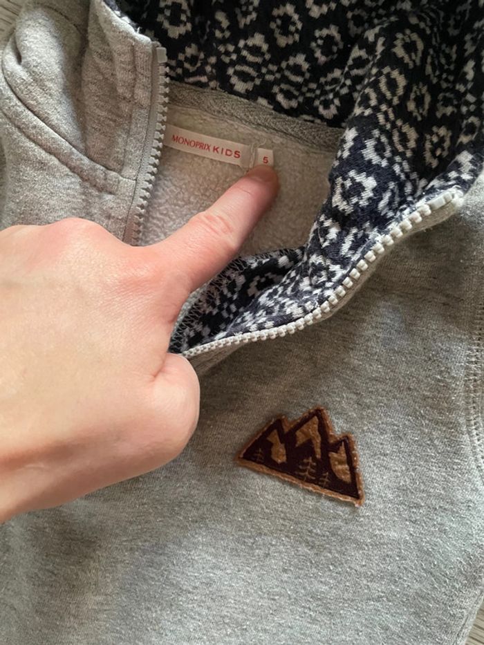 Sweat à capuche bien chaud Monoprix - photo numéro 2