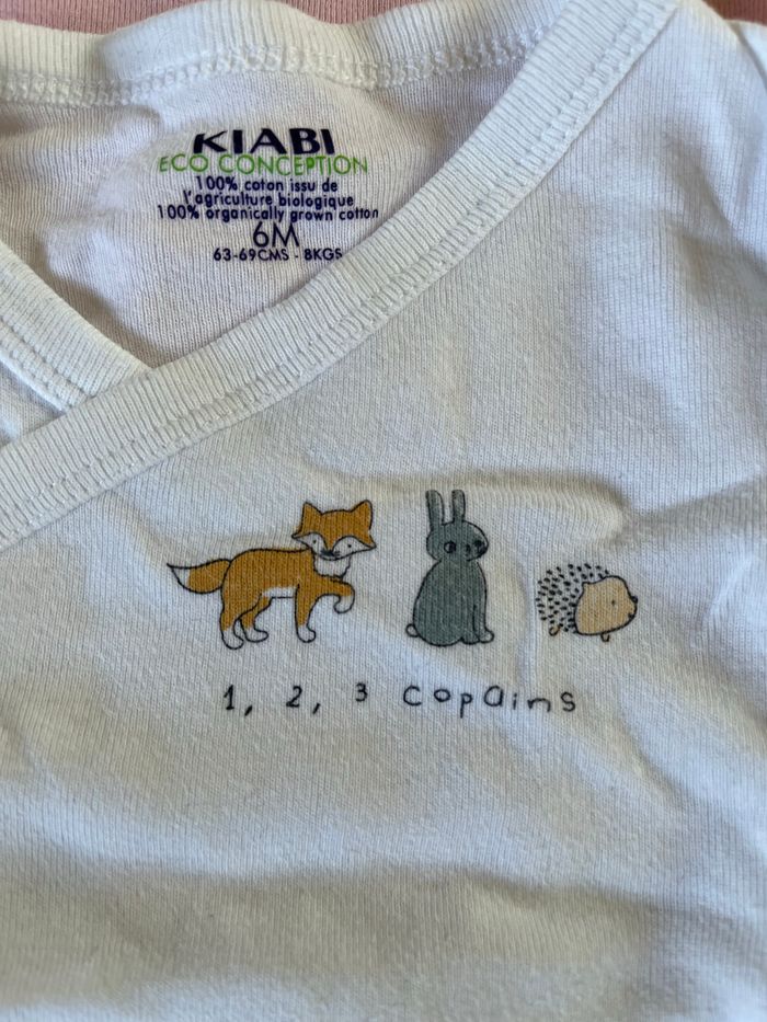 Lot de deux bodies 6mois - photo numéro 2