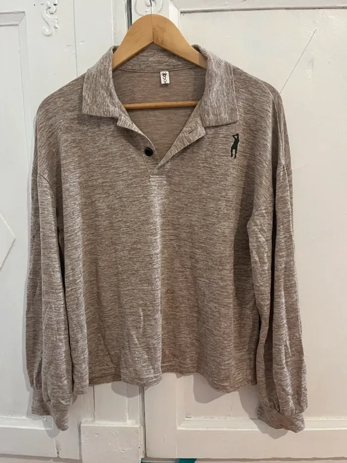 Polo à manches longues homme M