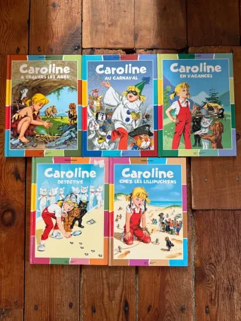 État très bon - Bords colorés - Lot de 5 livres bd albums Caroline Pierre Probst