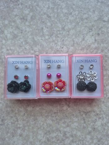 Boucles d'oreilles fantaisie