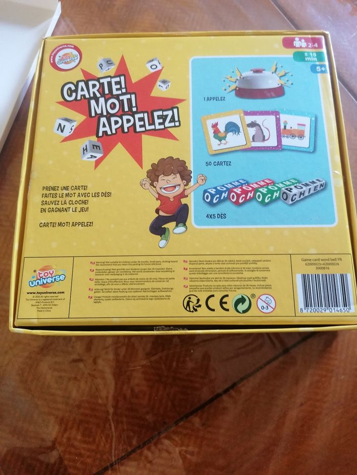 Jeux de société "carte, mot, appelez, toy universe - photo numéro 3