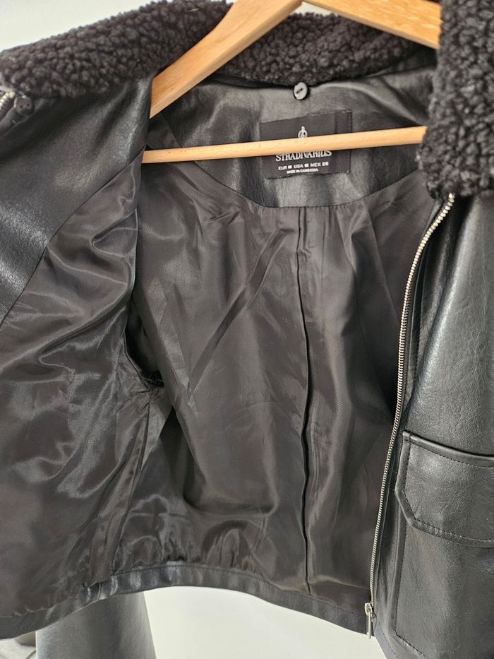 Veste simili cuir stradivarius - photo numéro 5