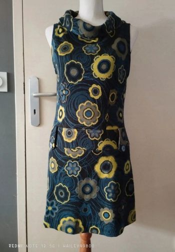 Jolie robe Tanaïs style année 70 taille 38