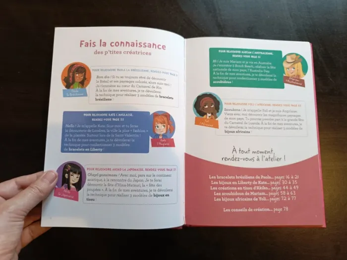 Livre LES P'TITES CREATRICES: MES BIJOUX DU MONDE - photo numéro 3