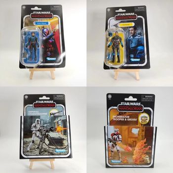 Lot de 4 figurines : Star Wars Kenner The Mandalorian 3,75 pouces incinérateur Trooper & Grogu