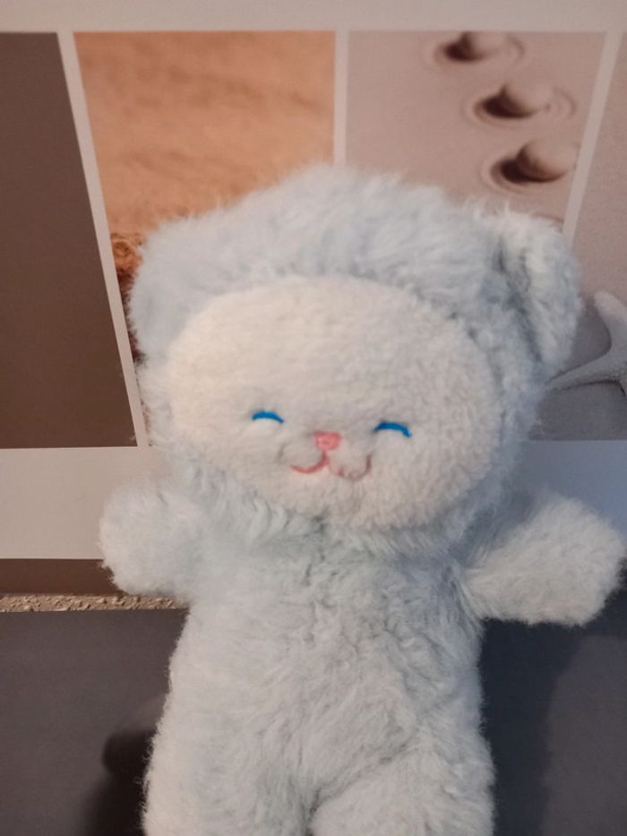 Peluche chat vintage tieno rare 21cm - photo numéro 2