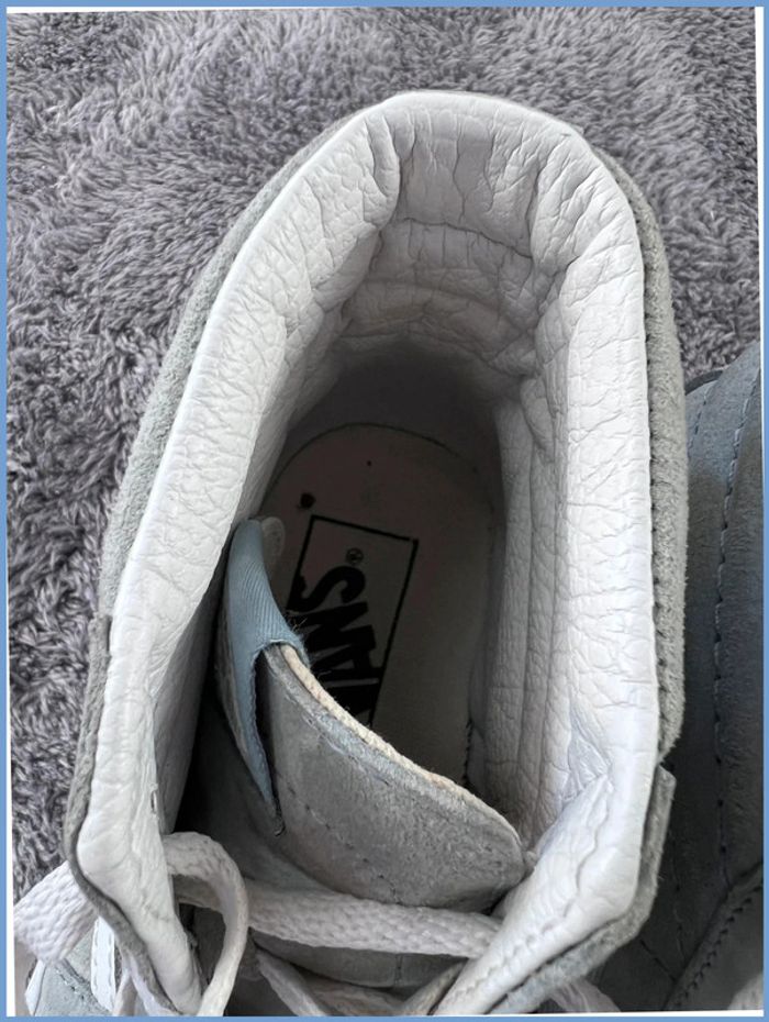 Vans Sk8-Hi Daim Vert Clair Femme – Pointure 36,5 - photo numéro 13