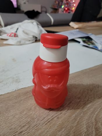 Bouteille père Noël tupperware