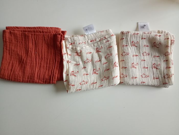 Lot de 3 langes. - photo numéro 2