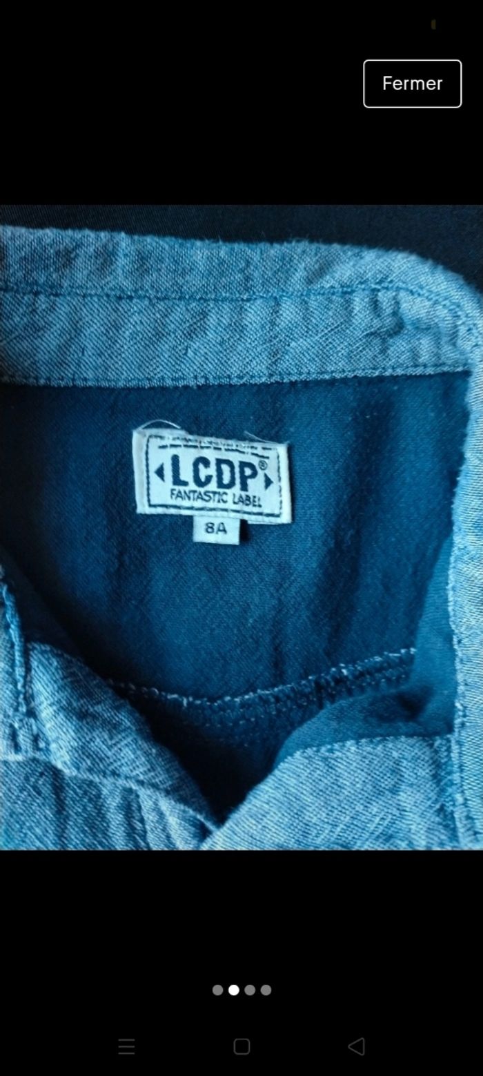 Chemise garçon LCDP - photo numéro 3