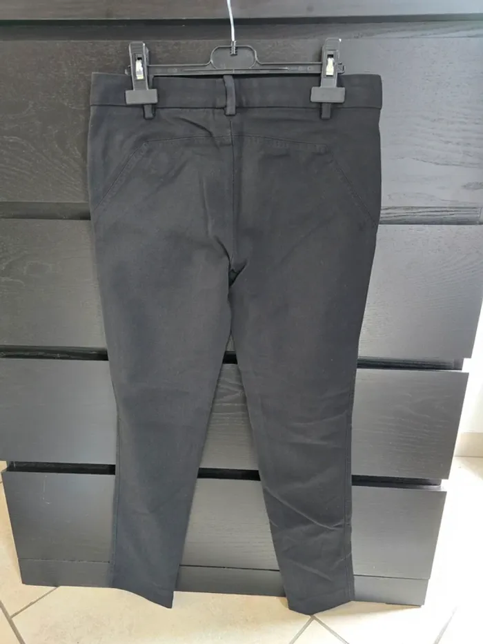 pantalon fin noire Zara woman - photo numéro 2