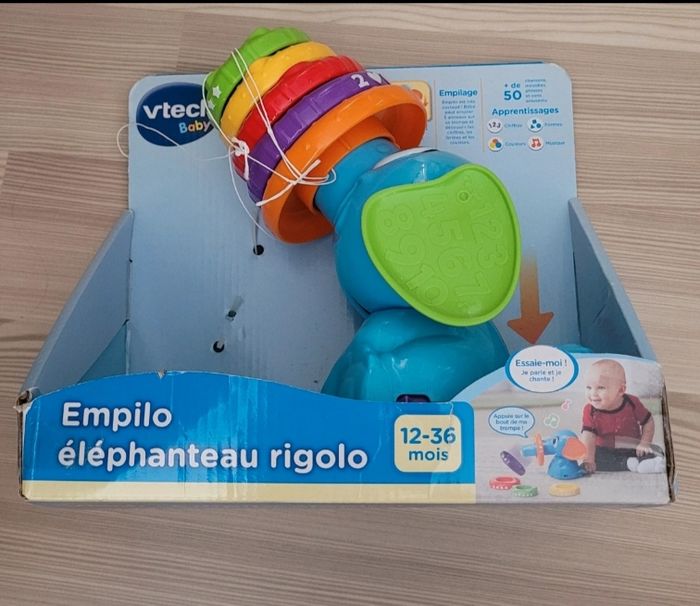 Empilo elephanteau rigolo VTECH. - photo numéro 4