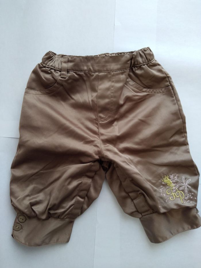 Pantalon Satiné Bébé Fille Taille 12 Mois