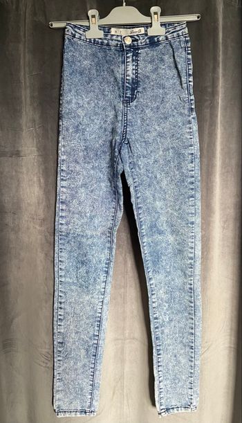Jean skinny taille haute