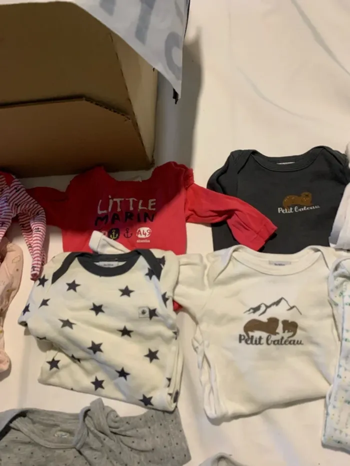Lot de 10 bodys 3 mois manches longues - photo numéro 3