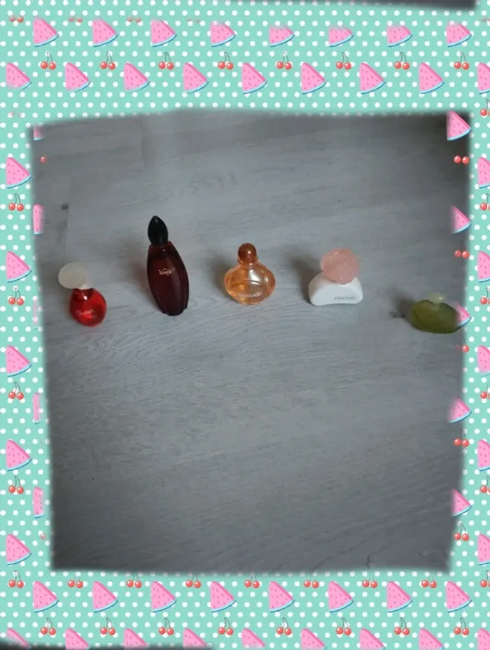 Lot de 5 miniatures Yves Rocher Neufs