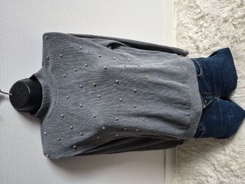 Pull Pimkie gris - Taille S - Neuf