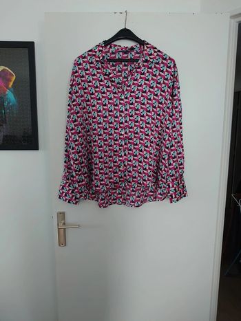 Chemise fluide formes géométriques