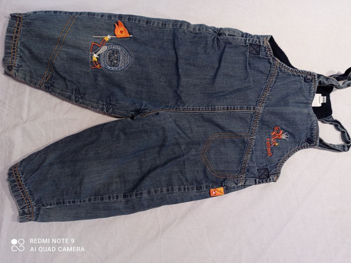 salopette de Absorba et tee shirt 18 mois réf 956 C01 - photo numéro 3