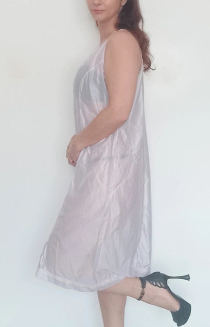Nuisette vintage rose poudré grande taille - photo numéro 5