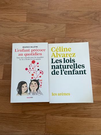 Lot de livres sur l’éducation