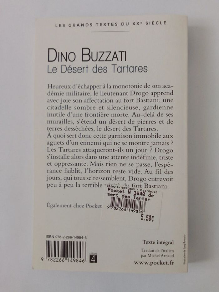 Dino Buzzati 🍀 Le désert des tartares - photo numéro 2
