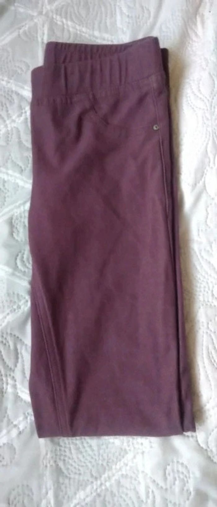 Jegging slim mauve fille 12 ans kiabi - photo numéro 10