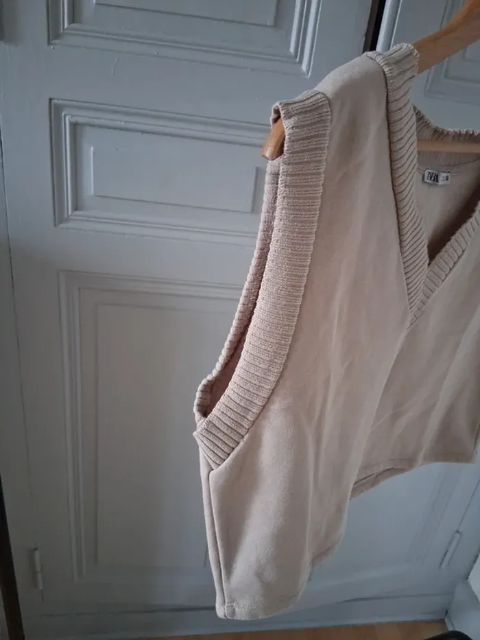 Top court - Zara - 36/S - photo numéro 3
