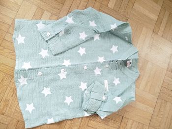 Chemise verte étoile garçon 5 ans neuve