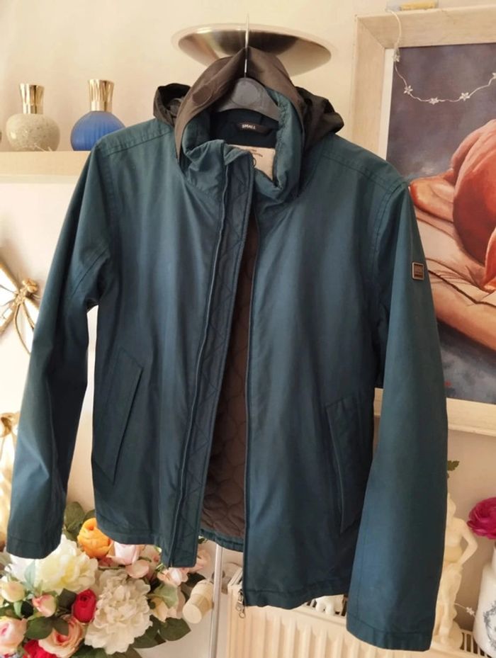 🌿Blouson Bleu Pétrole Unisexe Collection Vintage Aigle Taille 38/40🌿 - photo numéro 11