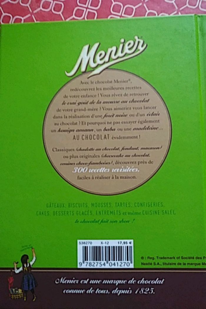 Livre chocolat menier - photo numéro 2