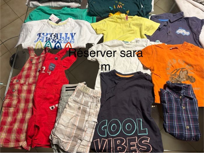 Lot garçon 18 mois réserver