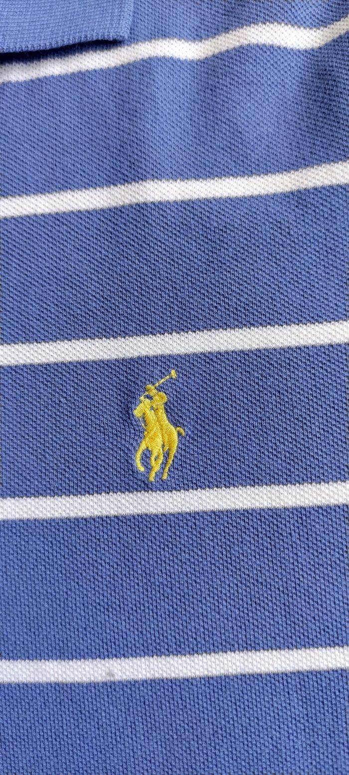 Polo bleu rayures , Ralph Lauren - photo numéro 4