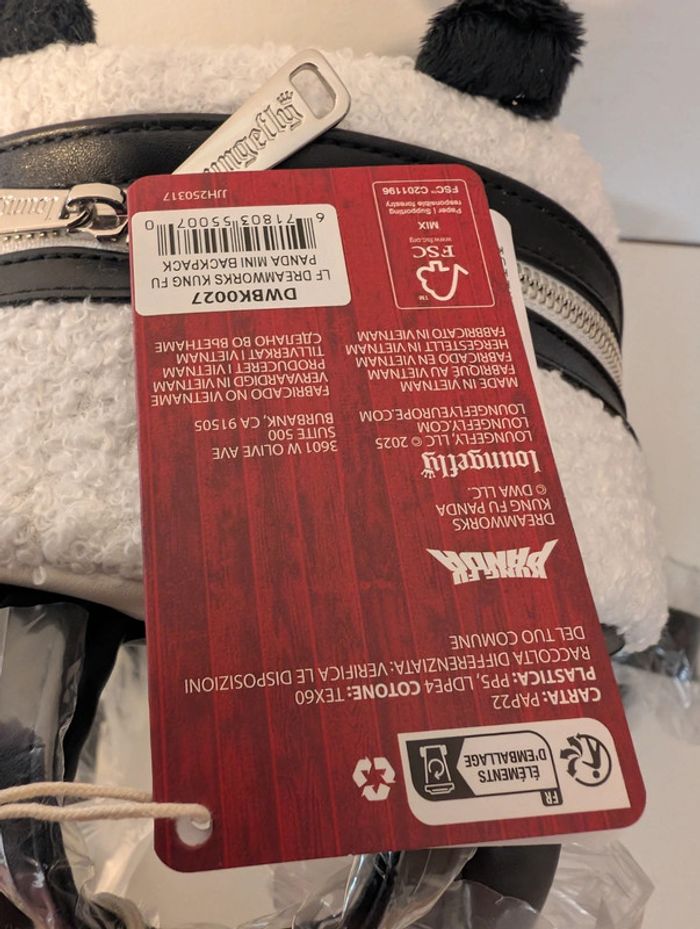 Loungefly : Kung Fu Panda - Baby Po - Mini Sac à Dos - photo numéro 6