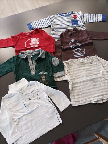 Lot de 6 tee shirt