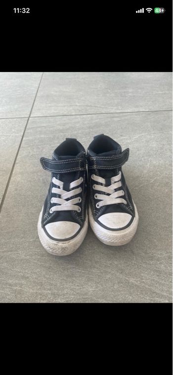 Converse fille noir taille 27