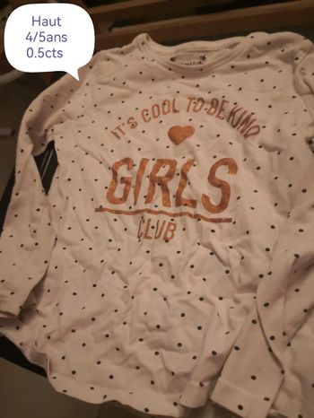 Vêtements fille et garçon (info sur les photos)