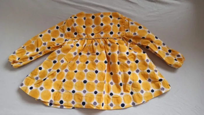 Robe obaibi 6 mois jaune manche longue - photo numéro 2