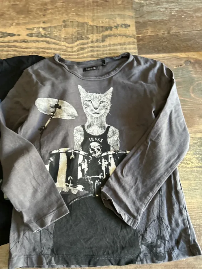 Lot tee shirts manches longues - photo numéro 2