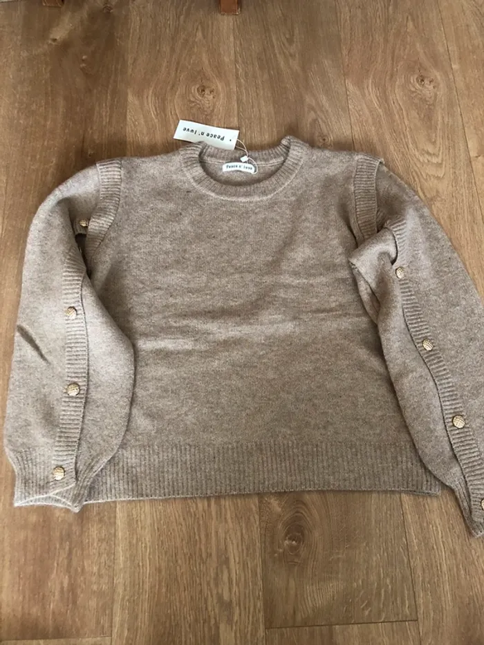 Pull marron - photo numéro 3