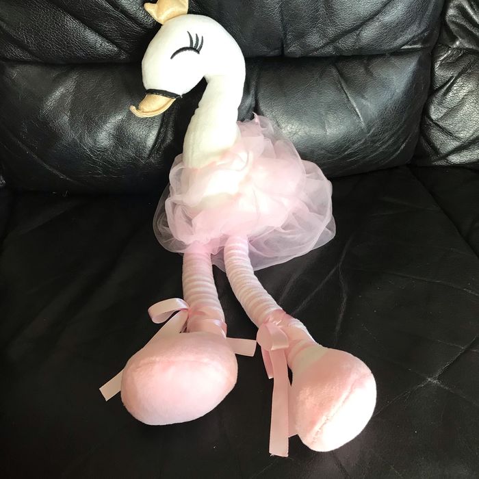 cygne lilly la princesse doudou peluche mes petits cailloux maison du monde 46cm