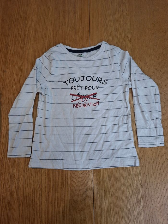 Lot 3 t-shirts ML 5 ans - photo numéro 2