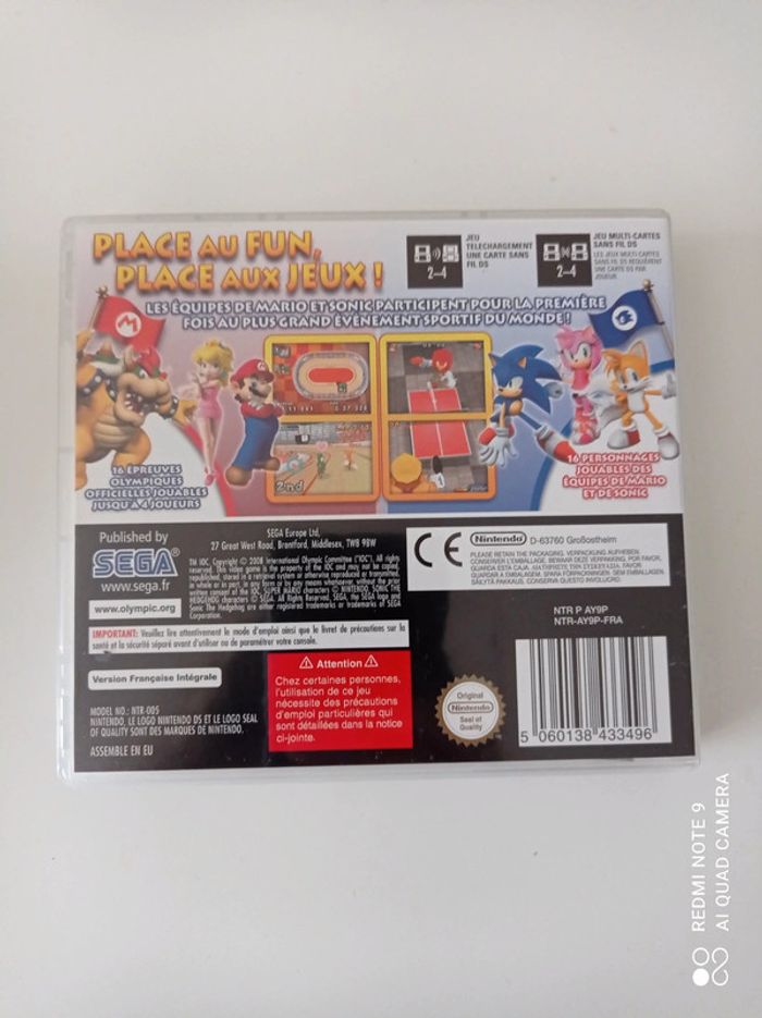 Mario et Sonic jeux olympiques - photo numéro 2