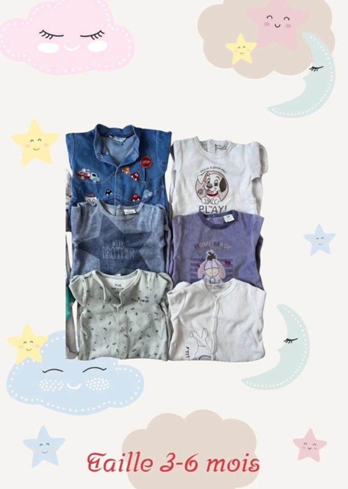 Lot de 11 pyjamas 3 mois - photo numéro 7