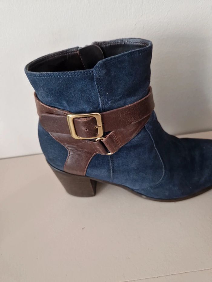 Bottines en dain 💙 - photo numéro 4