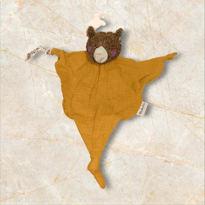 Doudou ours 🐻 lange "les Jolis trop beaux" Moulin Roty